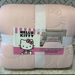 Hello Kitty Queen Bedding Set