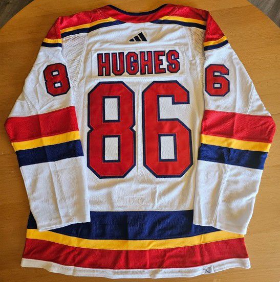 Jack Hughes New Jersey Devils hockey Jersey size 52