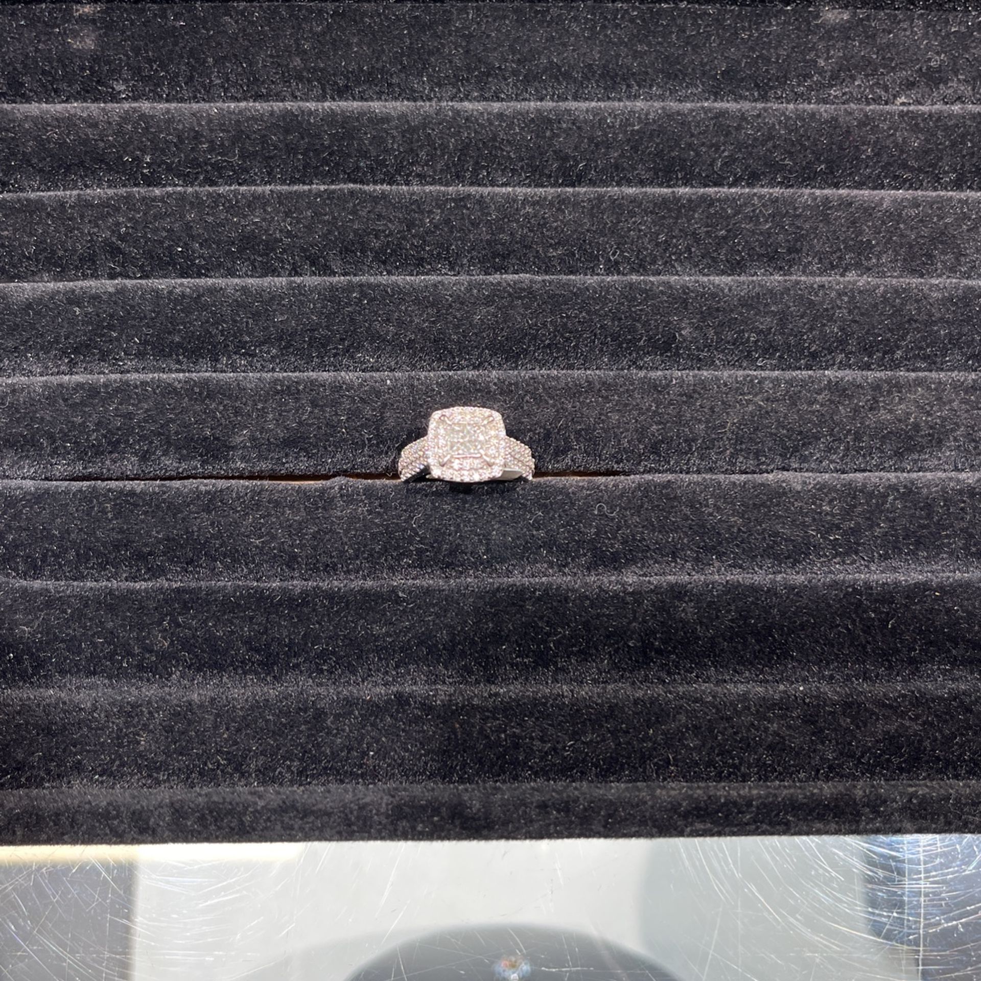 14kt White Gold Engagement Ring