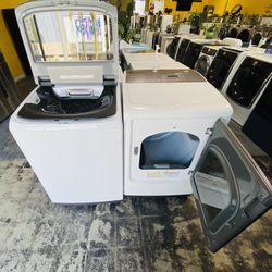 Samsung Top Load Washer And Dryer 11$ Down Payment 