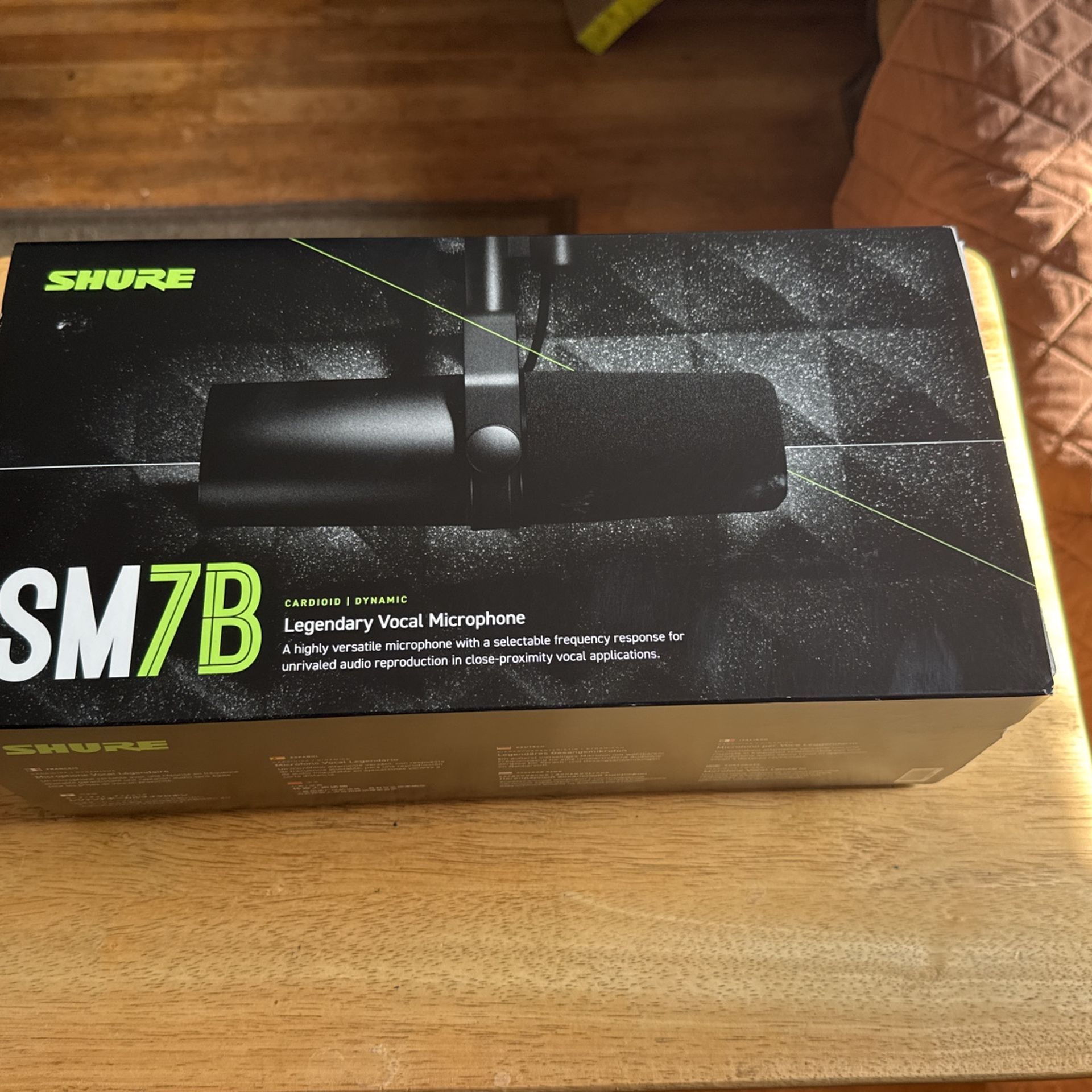 Shure SM7B Microphone Broadcast Podcast Recording Gaming Streaming Microphone 