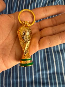 Official FIFA World Cup Plastic Trophy Keychain / Keyring