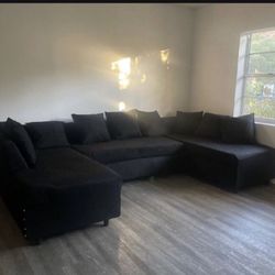U Sectional Furniture Pillows Included. Brand New