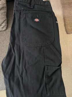 Dickies Black Canvas Carpenter Pants