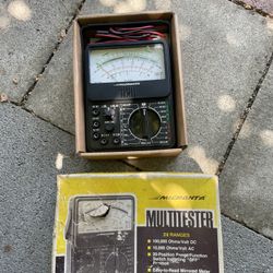 Multi tester Ohms Ready Vintage