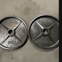Olympic Weight Plates.      55 Dollars 