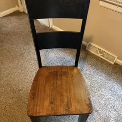 Wooden table and chairs