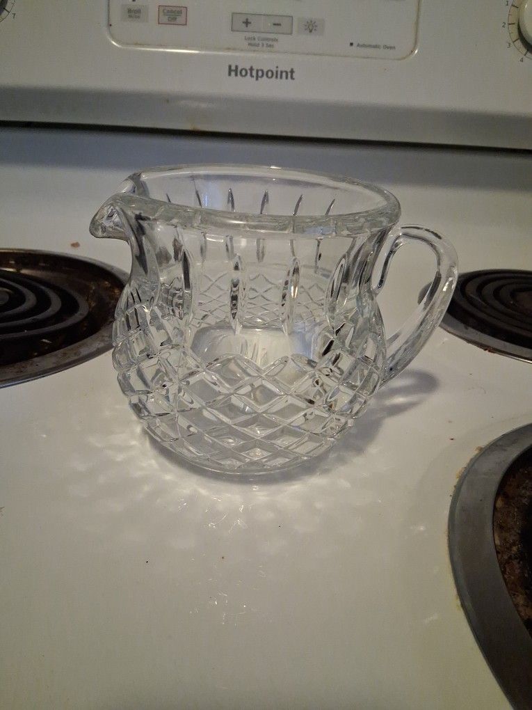 Vintage Crystal Pitcher