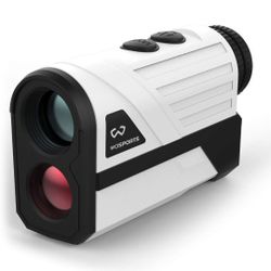 Wosports Golf Rangefinder, 800 Yards Laser Distance Finder with Slope, Flag-Lock with Vibration Distance/Speed/Angle Measurement