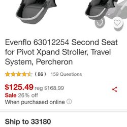 Evenflo Pivot Xpand Second Toddler Seat