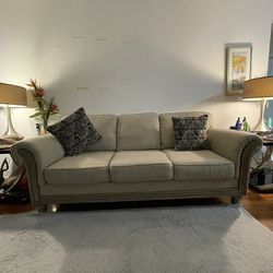 Gray Two-Piece Sofa Set