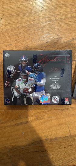 2025 Topps Signature class football Jumbo box-4 autographs