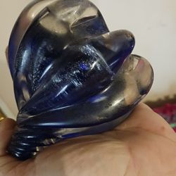 Conch Shell Glass Sculpture 