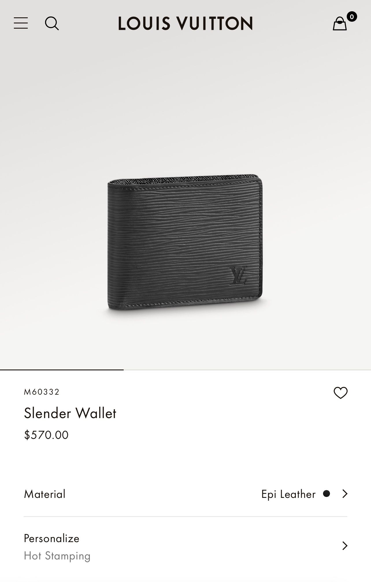 Louis Vuitton Wallet.- PF.SLENDER EPI NOIR-BRAND NEW- NEVER  USED-  for Sale in Annandale, VA - OfferUp