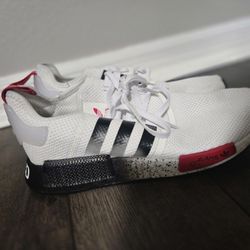 Adidas NMD_R1 – Size 11.5 – White/Red/Black (FY5356)