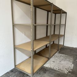 Warehouse Boltless Storage Rack Shelving 48 in W x 30 in D Shelves Similar To Uline Delivery Available