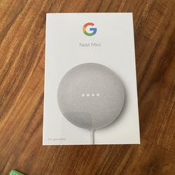 Brand New Google Nest Mini 2nd generation- Smart Small Speaker - Grey