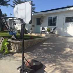 Kids Basketball Hoop And Two Basket Balls. 