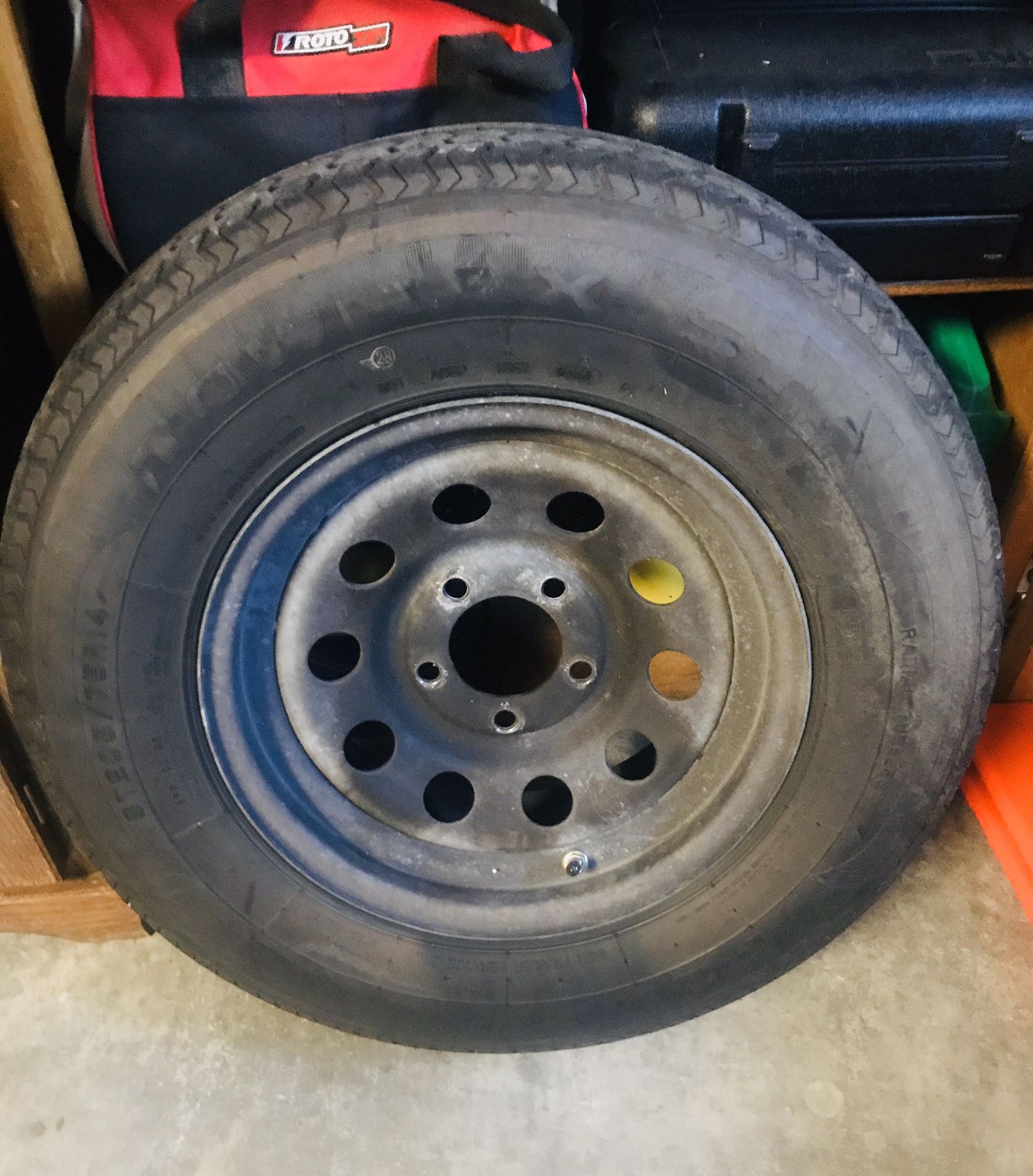 ST205/75R14 Trailer Spare Tire with Rim