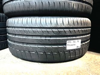 ✅ 2 Used Tires 275/45R19 MICHELIN LATITUDE SPORT4 275 45 R19 MAX PERFORMANCE SUMMER PORSCHE TYCAN TYRES 275 45 19