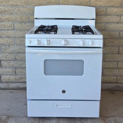 GE FREESTANDING NATURAL GAS RANGE 4.8 cu ft OVEN STOVE HOME KITCHEN MAJOR APPLIANCE