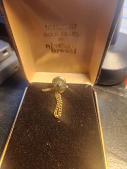 14k Gold Tie Pin 