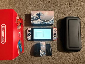 Nintendo Switch with carrying case