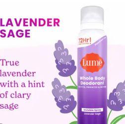 Lume whole body deodorant lavender