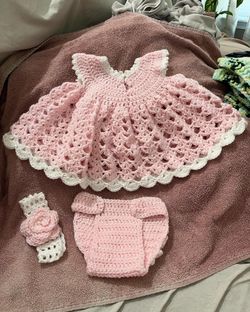 Hand Made Crochet Dress