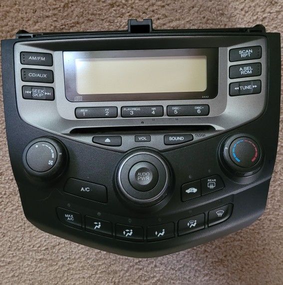 03-06 Honda Accord Stock Stereo