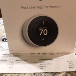Nest Smart Thermostat 