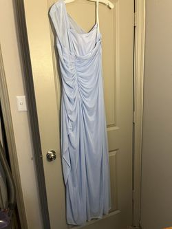 FROM DAVID’S BRIDAL- LIGHT BLUE WEDDING DRESS Thumbnail