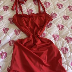 cutesy red dress