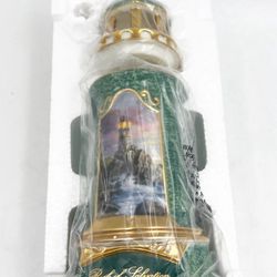 Thomas Kinkade "Lighthouse - Rock of Salvation" collectible figurine.