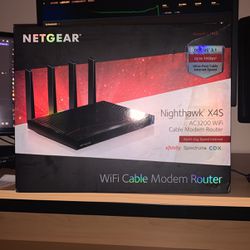 Nighthawk X4S AC3200 Wifi Cable Modem Router