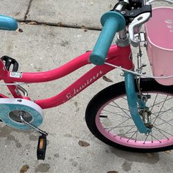 Schween  Girls Bike With Training Wheels