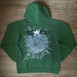 Sp5der Hoodie Green 