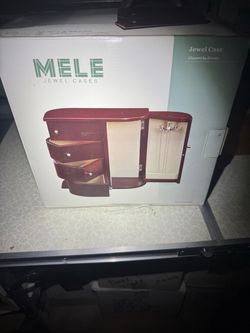 Vintage Mele jewelry boxes with velvet lining