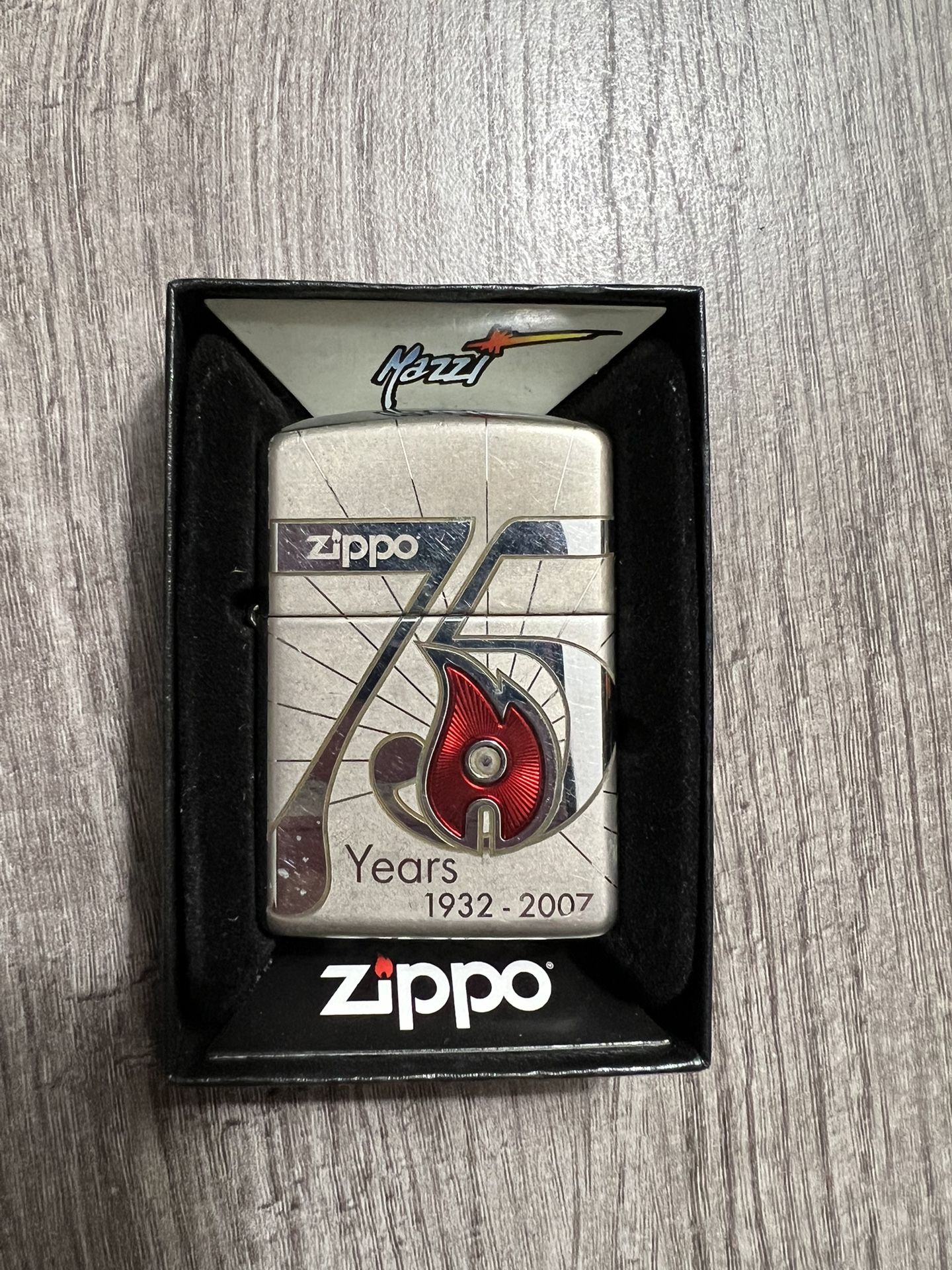 Zippo 75Years Armor Case Anniversary Edition 2007 75th Anniversary Armor Swaro