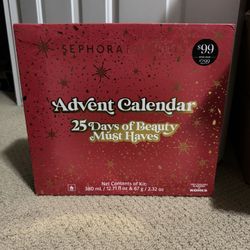 Sephora Favorites Advent Calendar 25 Days Of Beauty Makeup Skin Care 2025 Holiday LIMITED Edition