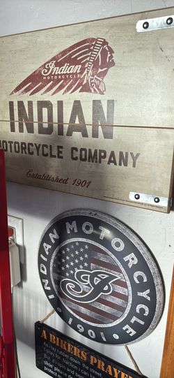Indian wall hangings tin signs