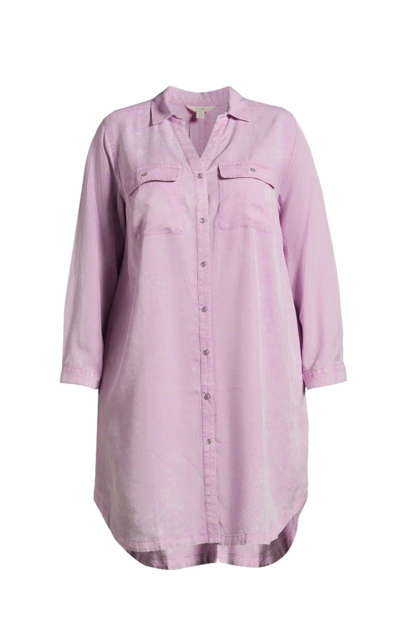 Women's Shirt Dress Long Selves
