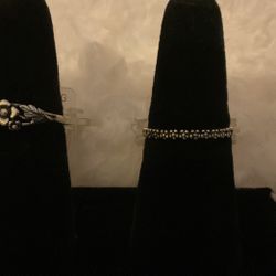Sterling Silver 925 Rings (size 8)