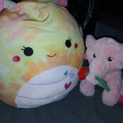 Squishmellow And Valentines Plush Bundle