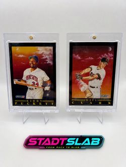 1991 FLEER PRO-VISIONS 12 CARD STAR LOT | PUCKETT • CLEMENS • McGWIRE • BO JACKSON