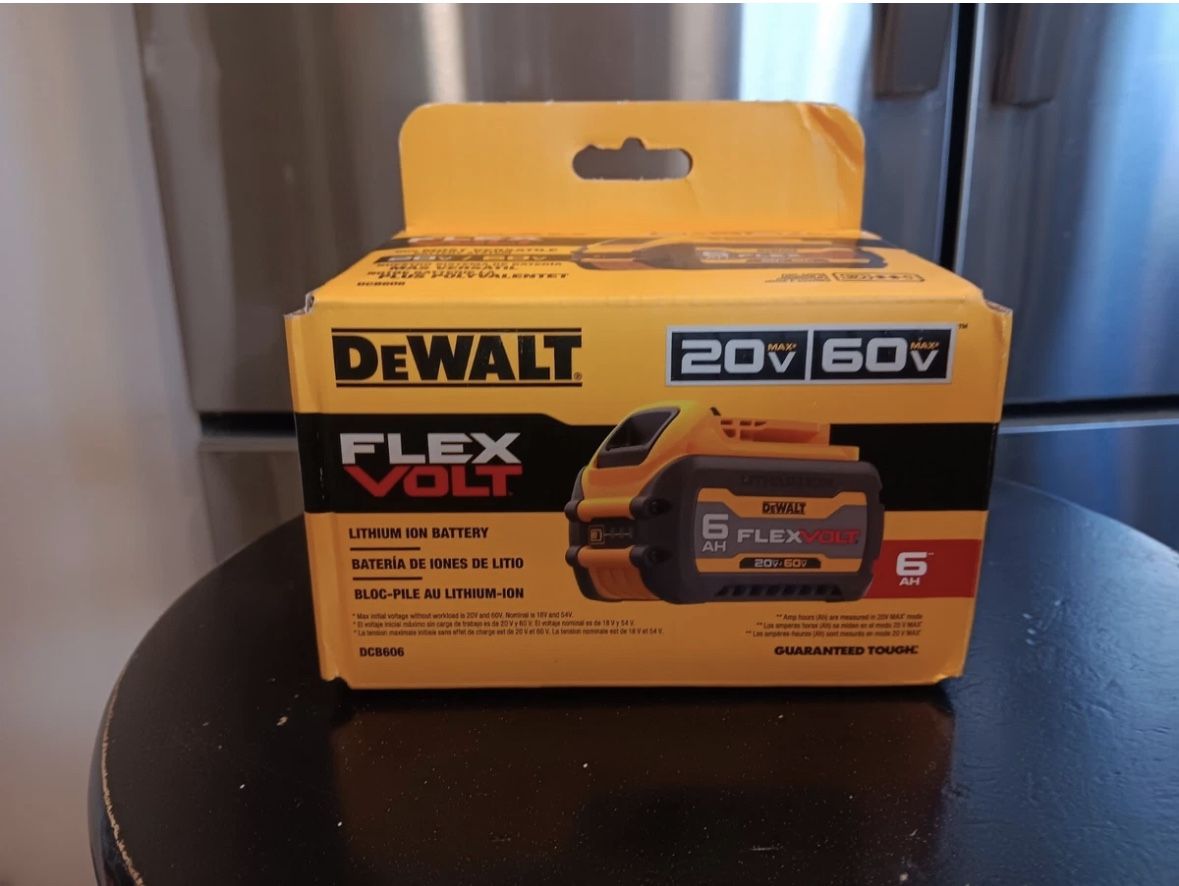Dewalt Flexvolt 6amp Battery 
