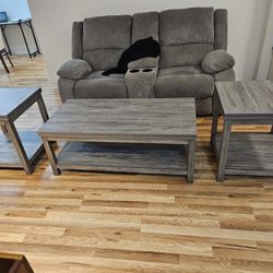 Coffee Table With End Tables 