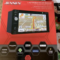 Jensen 6.2 Double Din Ave Receiver ( Stereo System Plus More)
