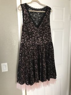 Gorgeous Black and pink dress from Macy's