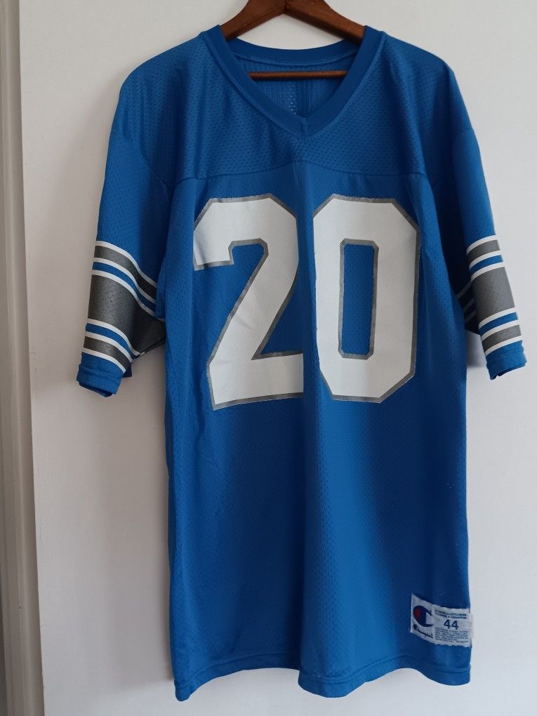 Vintage 90s Detroit Lions Barry Sanders Jersey Large